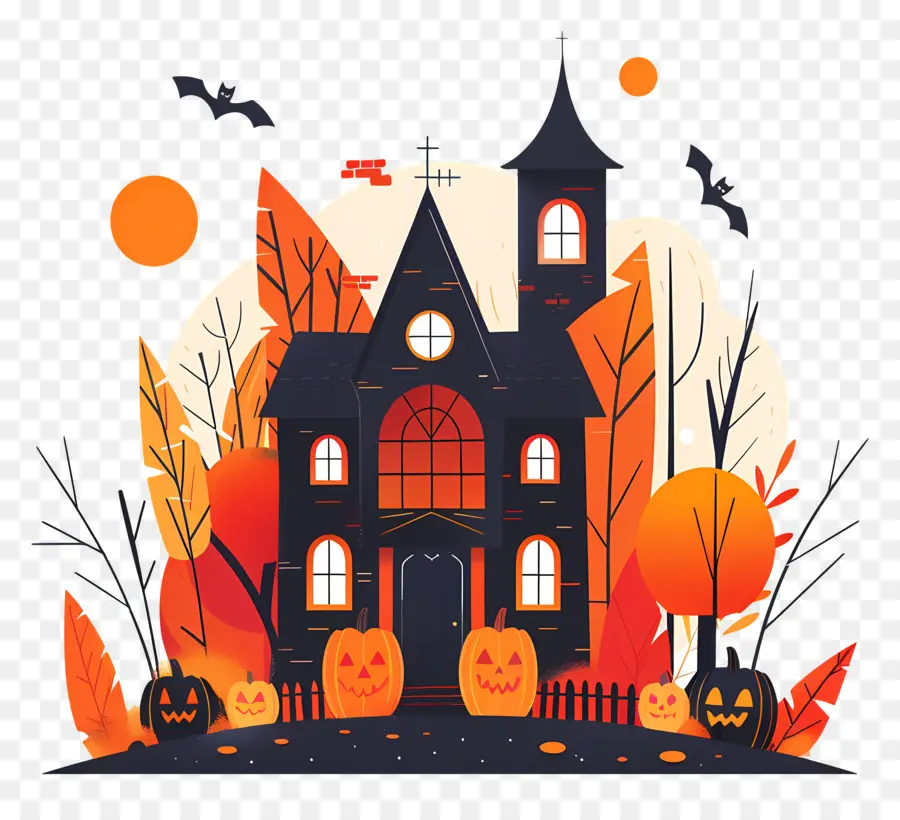 Casa De Halloween，La Casa Encantada PNG