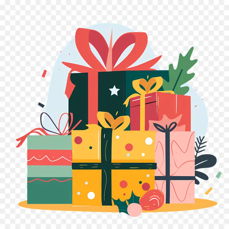 Regalos De Navidad，Cajas De Regalo PNG