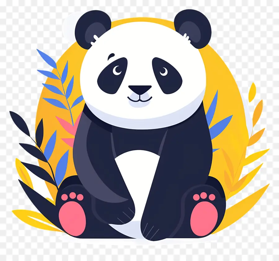 Panda，Panda De Dibujos Animados PNG