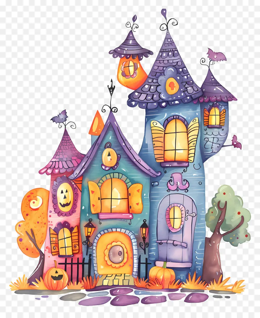 Casa De Halloween，Casa Del Garabato PNG