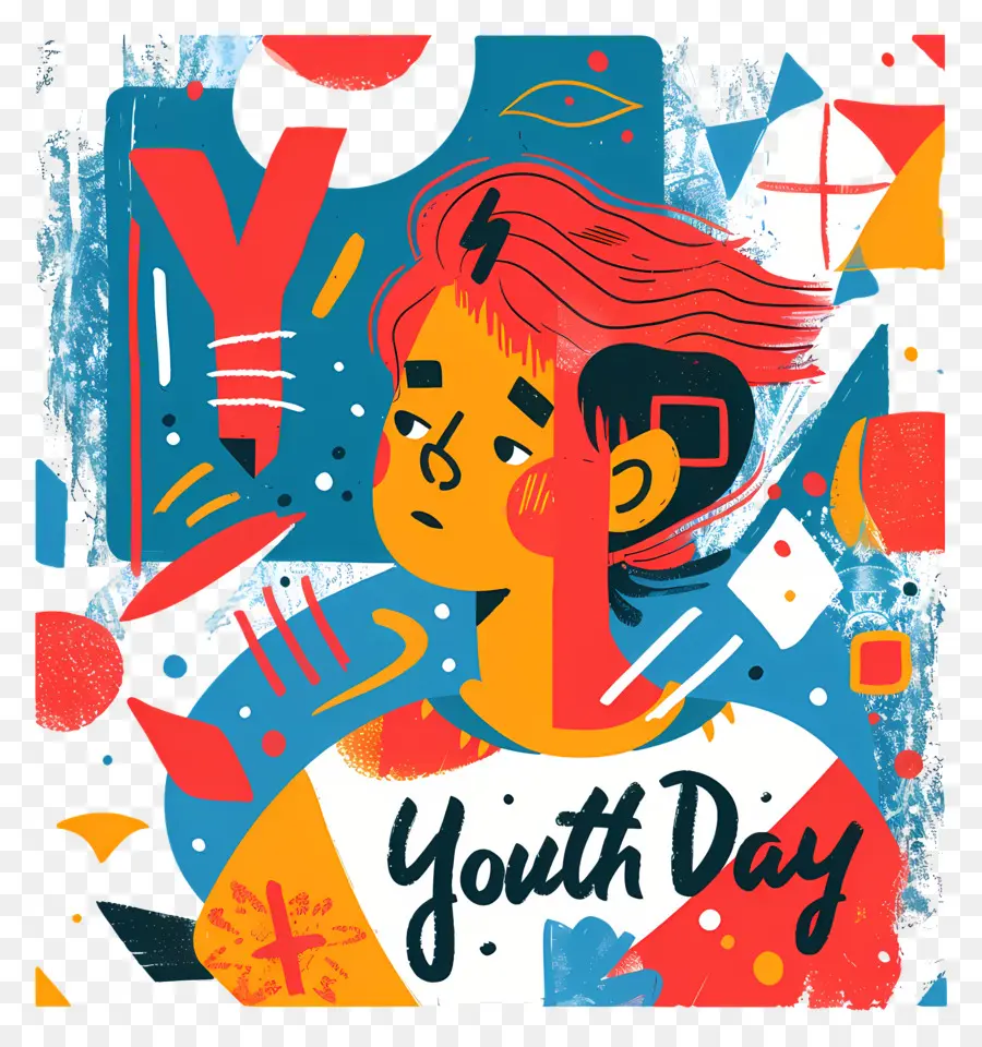 Día Internacional De La Juventud，Cartel Del Día De La Juventud PNG