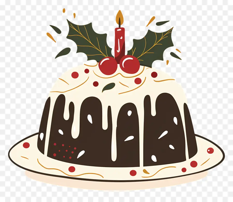 Pudín De Navidad，Pastel De Mousse De Chocolate PNG