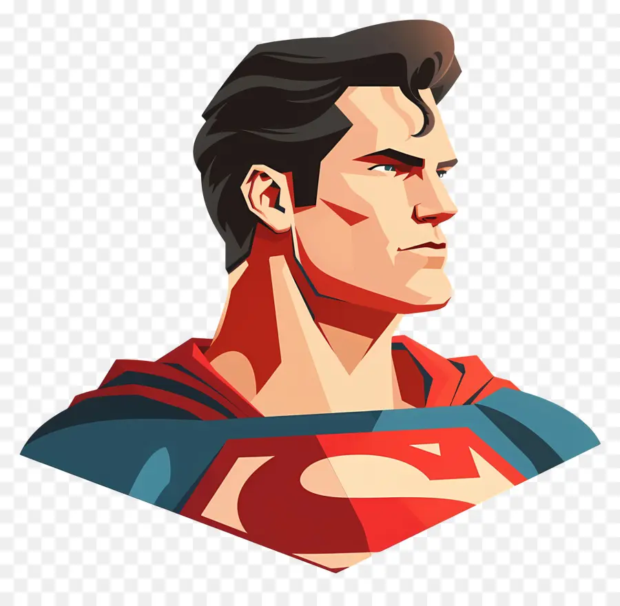 Cabeza De Superman，Superhéroe PNG