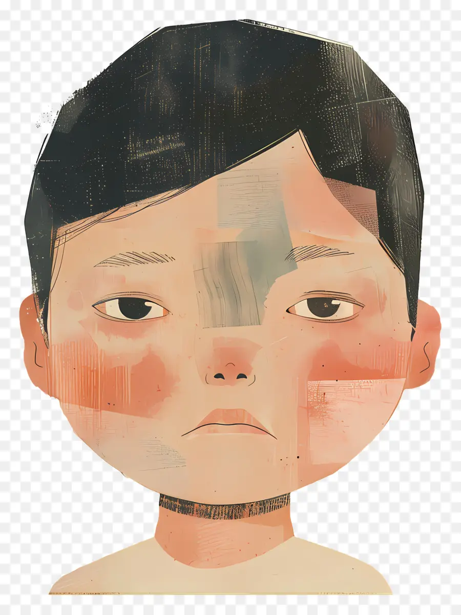 Little Boy，Pintura Al óleo PNG