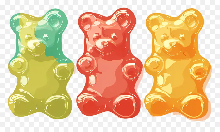 Gummy Bears，Dulces PNG