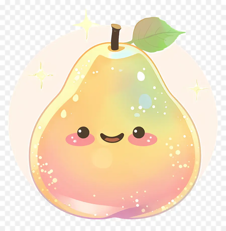 Dibujos Animados De Pera，Lindo Apple PNG