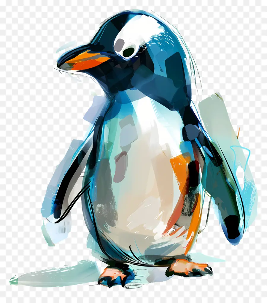 Pingüino，Pájaro PNG