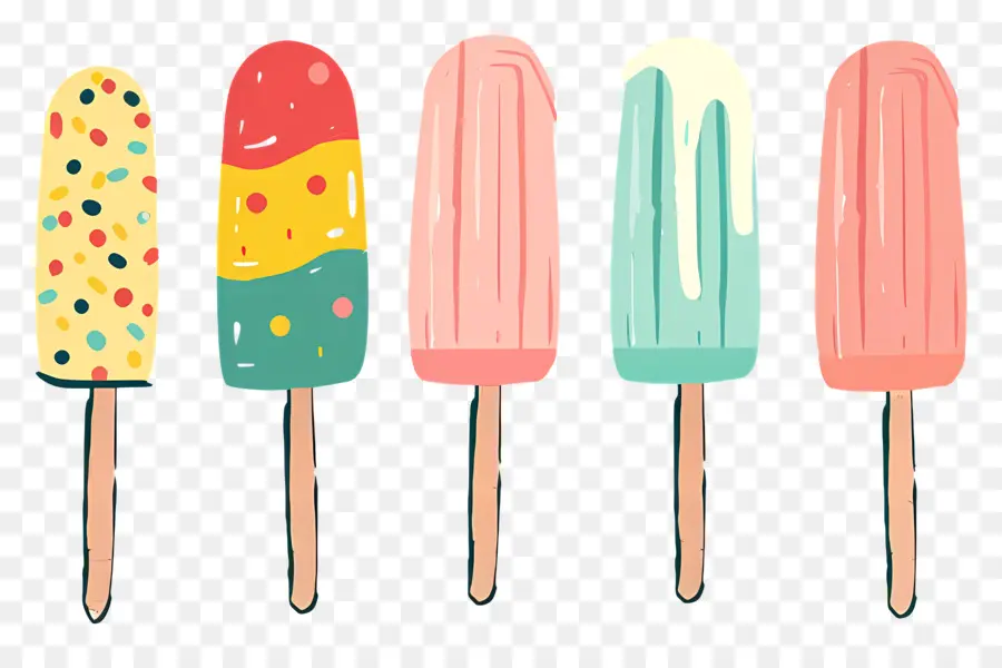 Las Paletas De Helado，Conos De Helado PNG