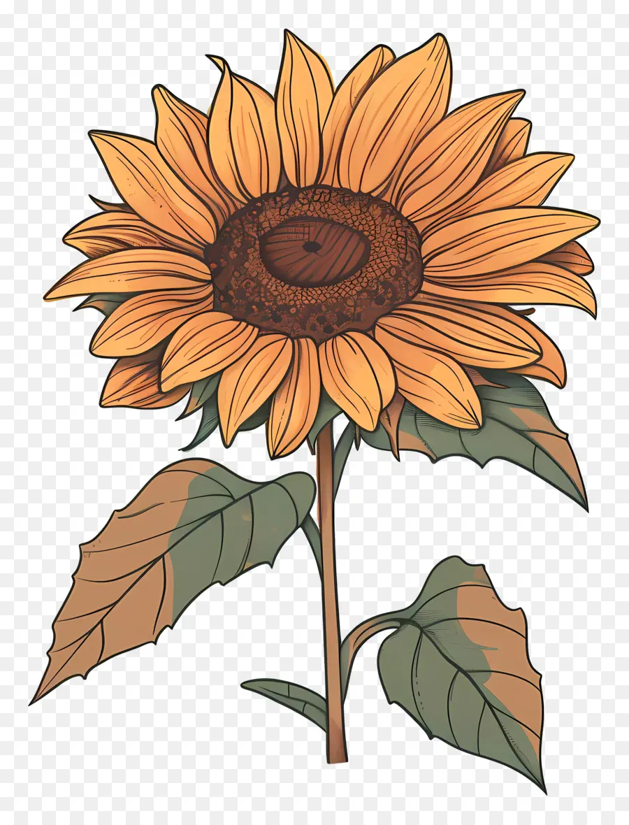 Girasol，Flor PNG