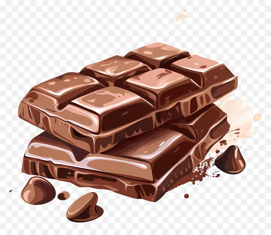 Barra De Chocolate，Barras De Chocolate PNG