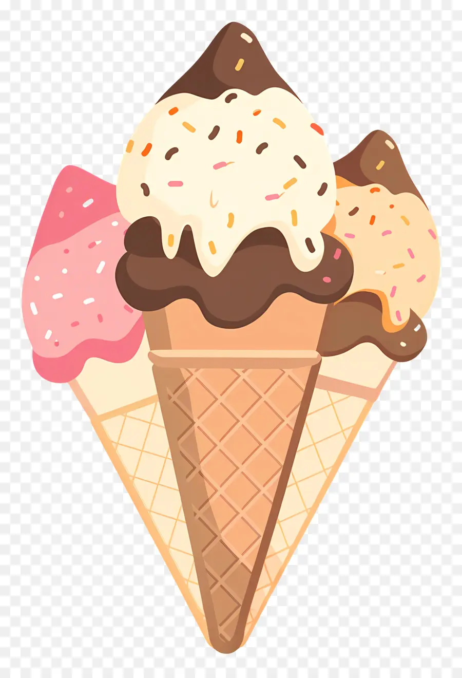 Helado，Conos De Helado PNG