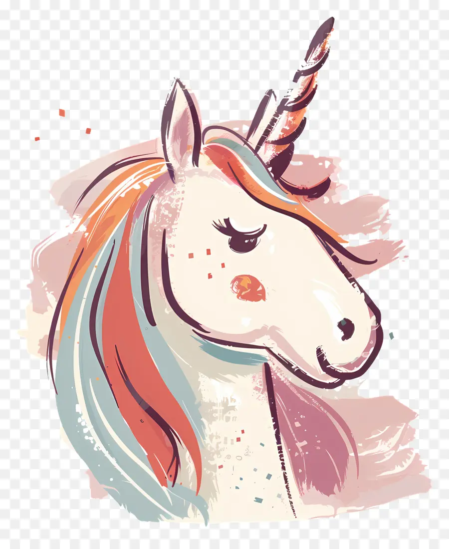 Unicornio，Colorido PNG