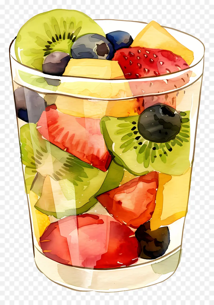 Parfait De Frutas，Ensalada De Fruta PNG