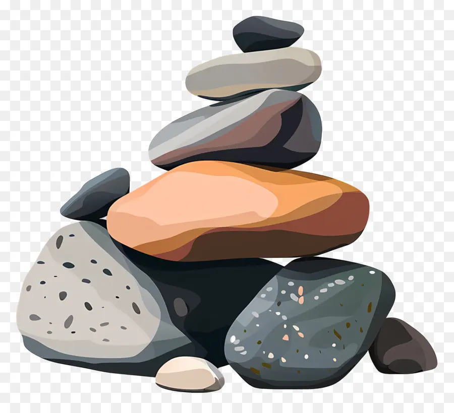 Las Rocas，Apilamiento De Piedra PNG