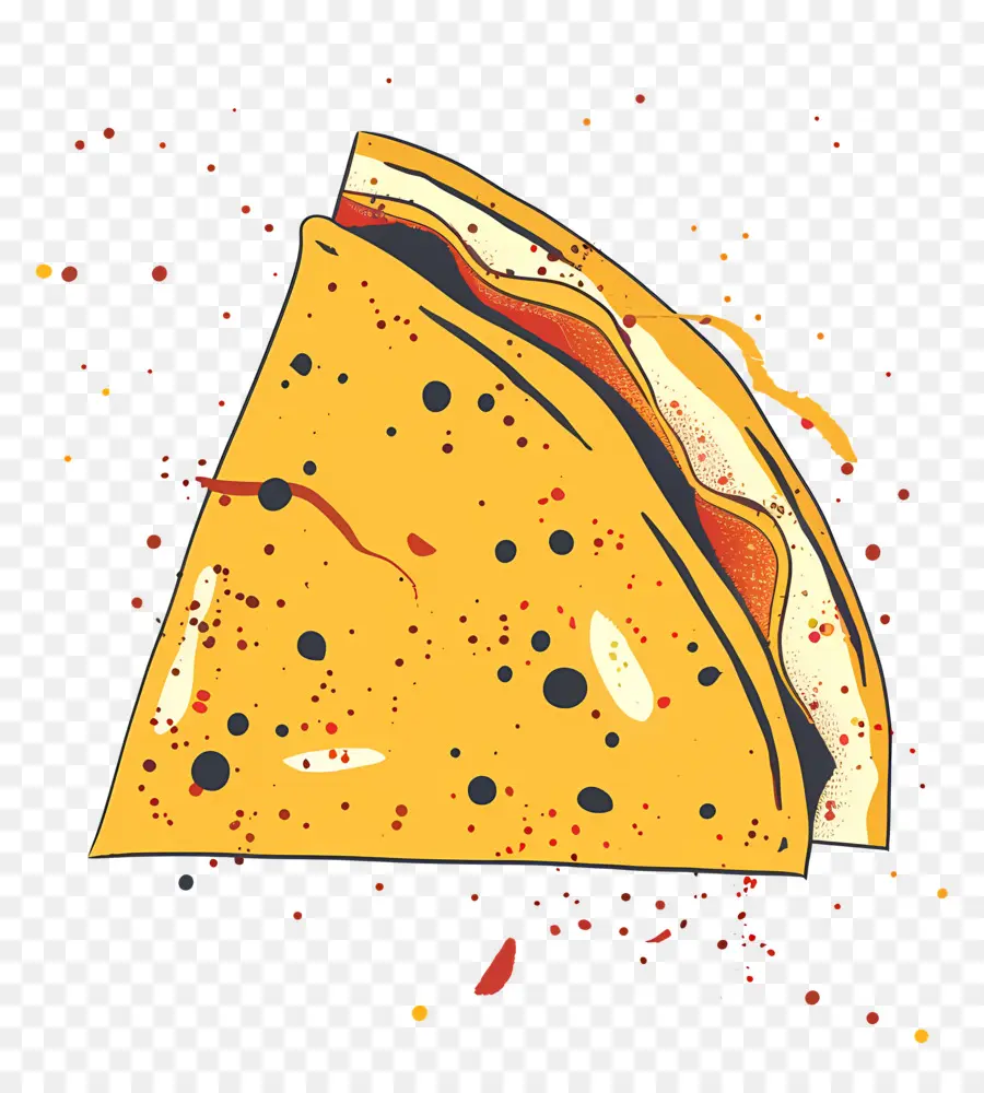 Quesadilla，Rebanada De Pizza PNG