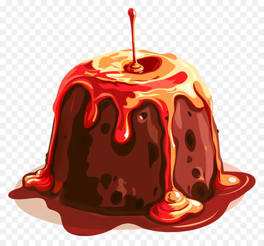 Pastel De Lava，Pastel De Lava De Chocolate PNG