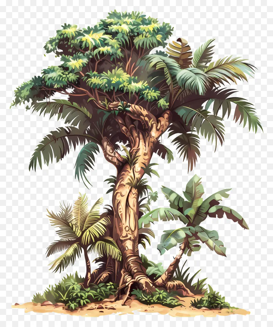La Selva De árbol，árbol Tropical PNG