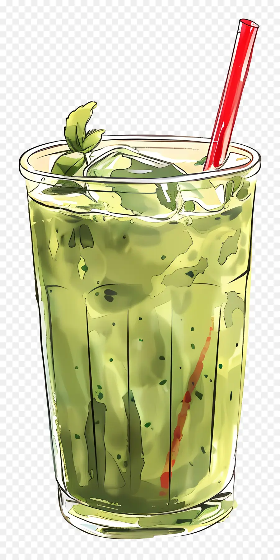 Bebida Matcha，Beber PNG