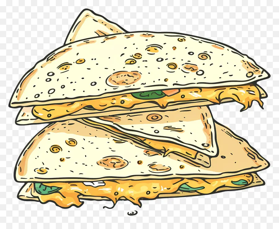 Quesadilla，Quesadilla De Queso PNG