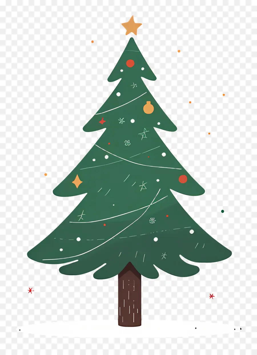 árbol De Navidad，Adornos PNG
