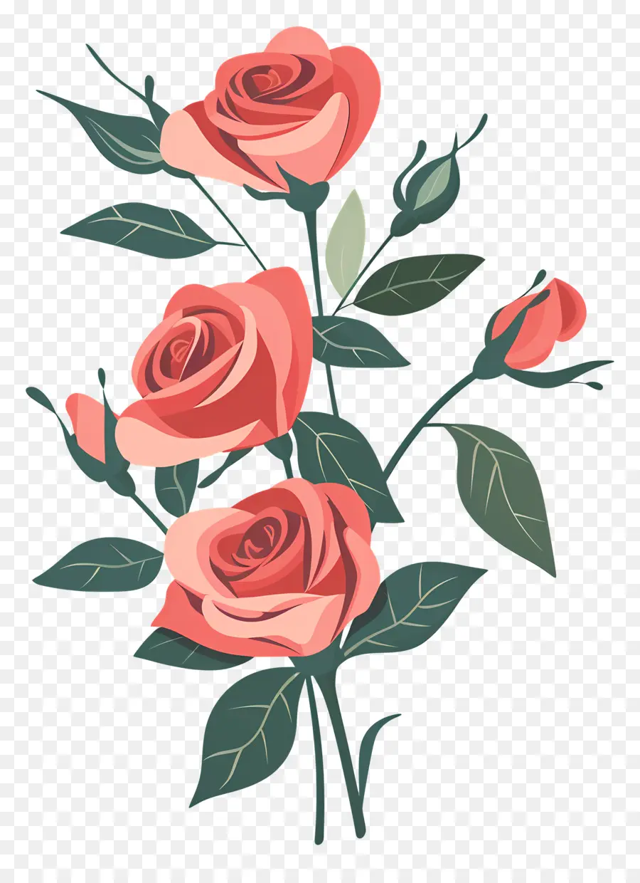 Rose Bouquet，Rosas De Color Rosa PNG