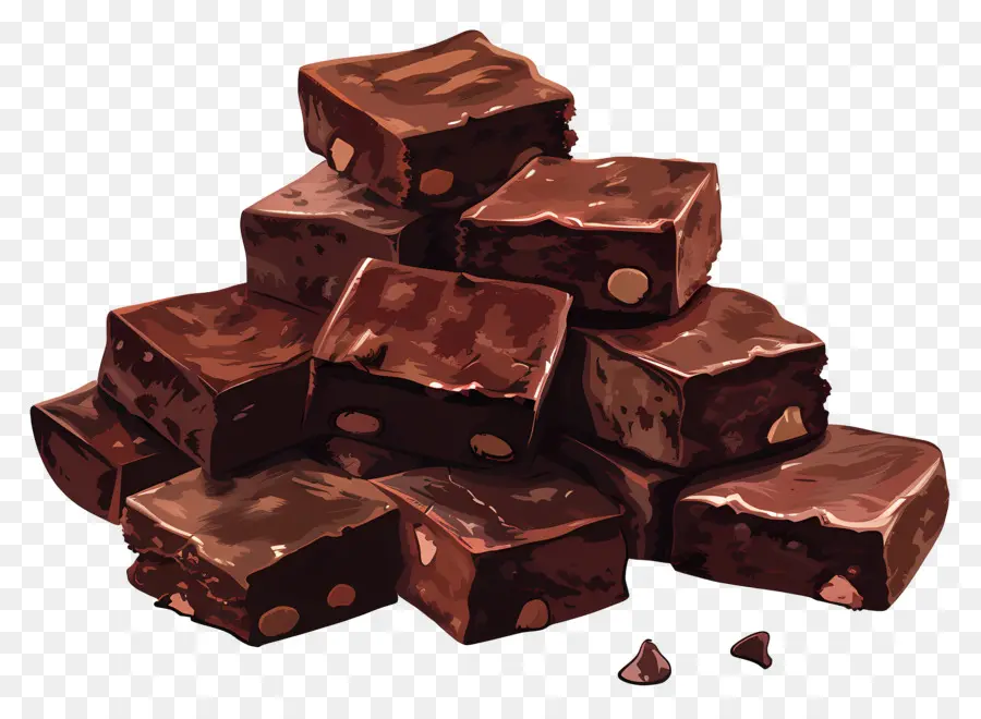 Brownies，Barras De Chocolate PNG