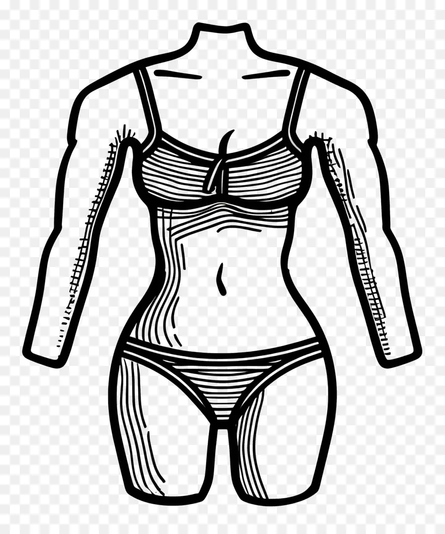 Verano，Contorno Del Cuerpo PNG