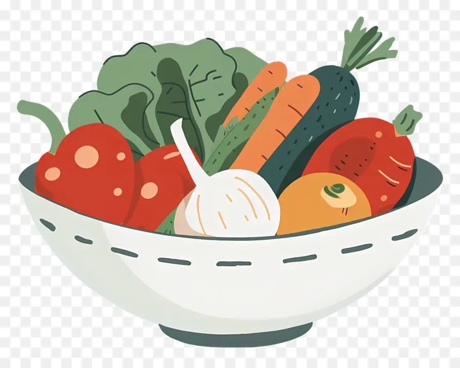 Tazón De Verduras，Zanahorias PNG