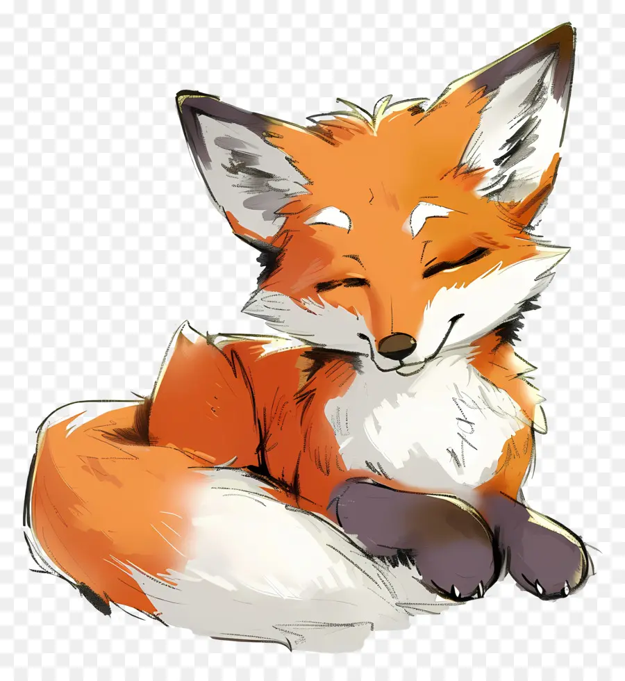 Lindo Fox，Orange Fox PNG