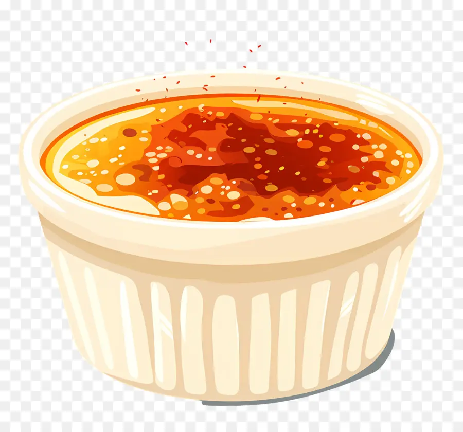 La Crème Brûlée，Salsa De Chile Rojo PNG