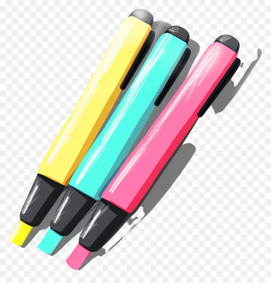 Los Lápices De Colores，Bolígrafos De Colores PNG