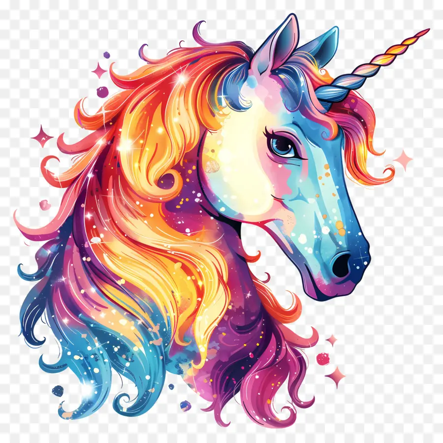 Unicornio，Arco Iris PNG