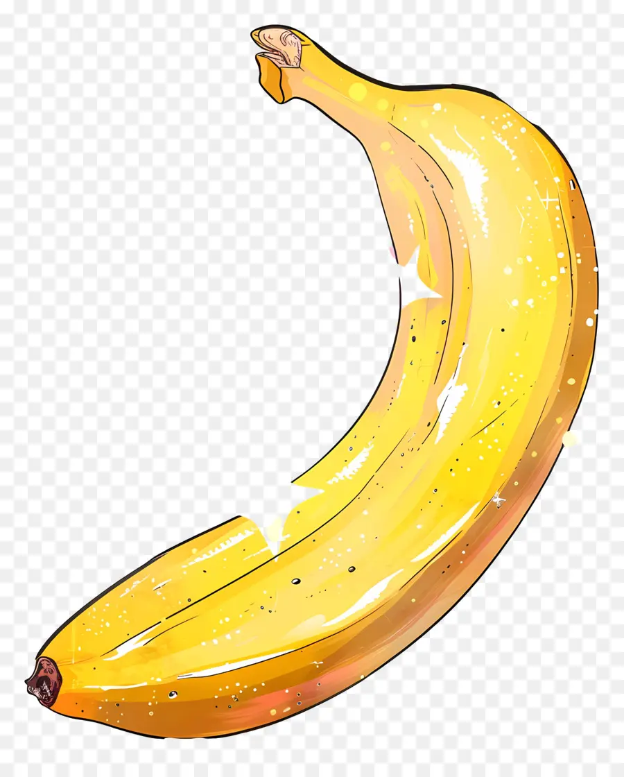 Dibujos Animados De Plátano，Plátano Maduro PNG