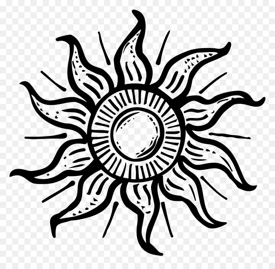 Verano，Sol De Diseño PNG