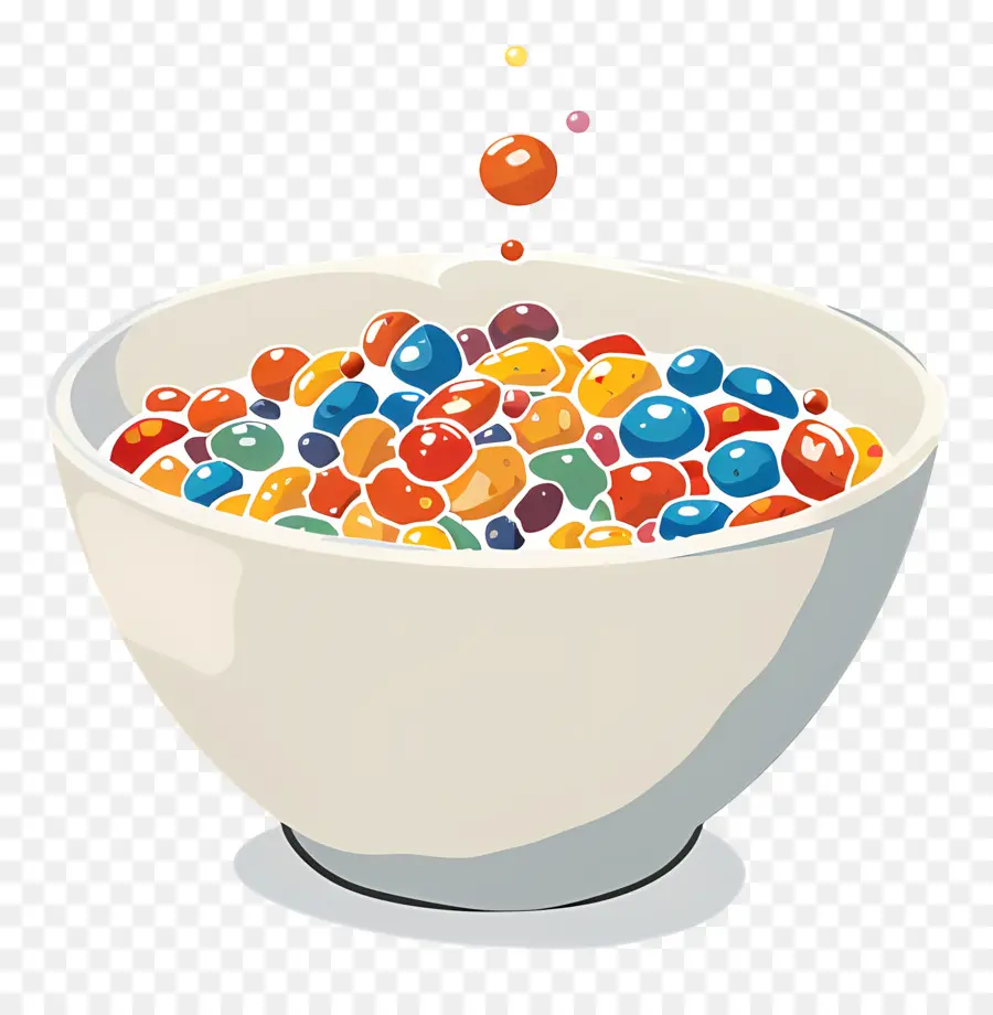 Tazón De Cereal，Jelly Beans PNG