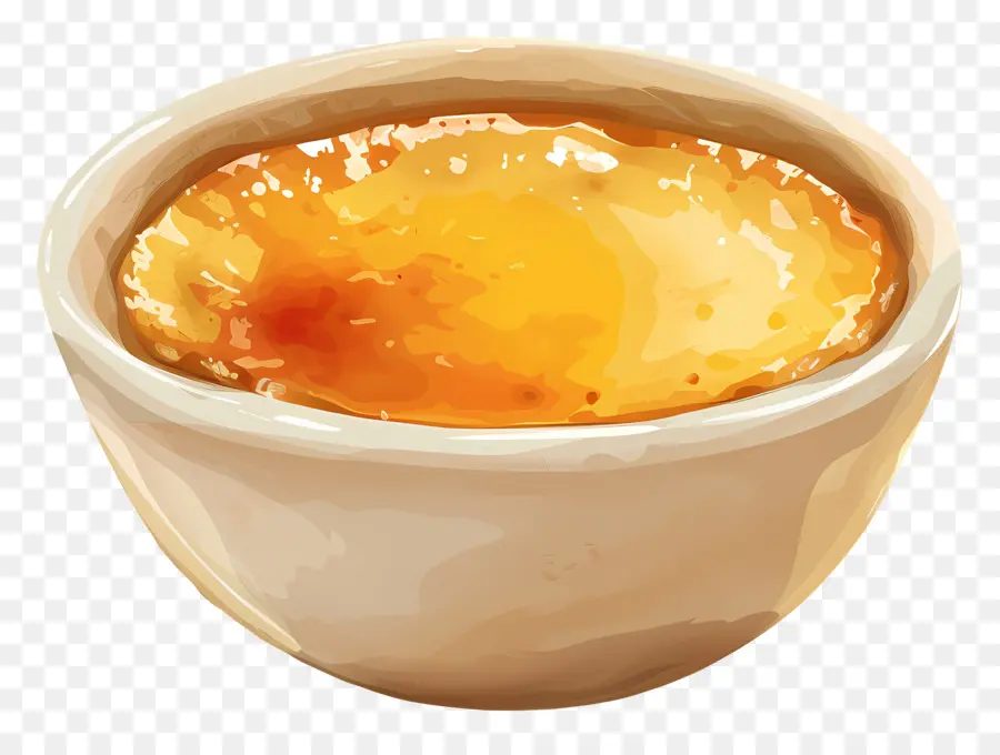 La Crème Brûlée，Flan PNG
