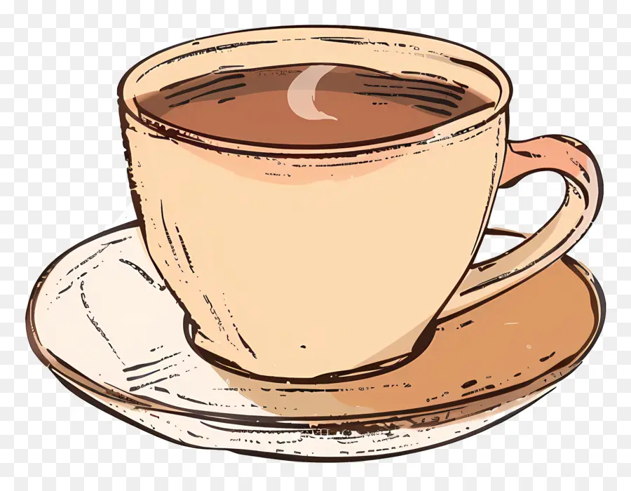 Doodle De Café，Té PNG