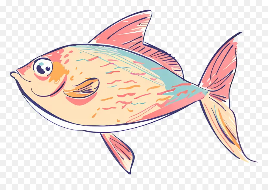 Pescado，Dibujos Animados De Pescado PNG