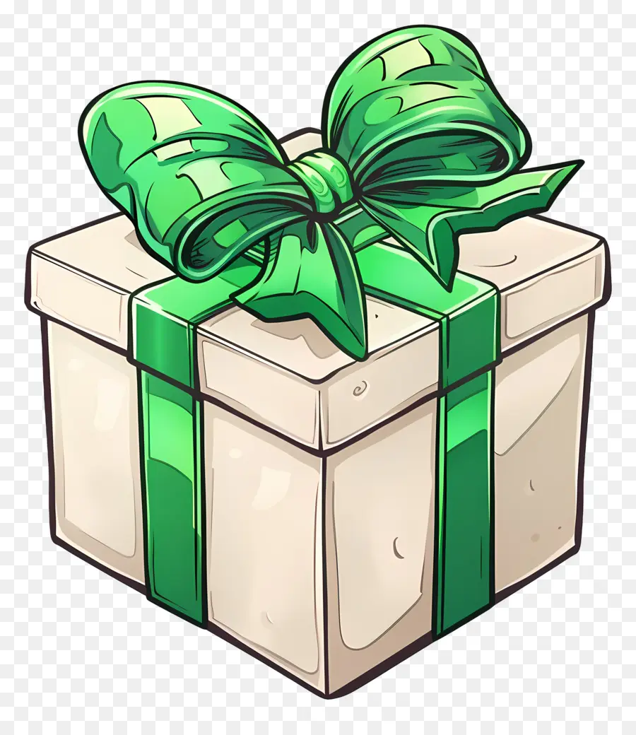 Caja De Regalo，Verde Arco PNG