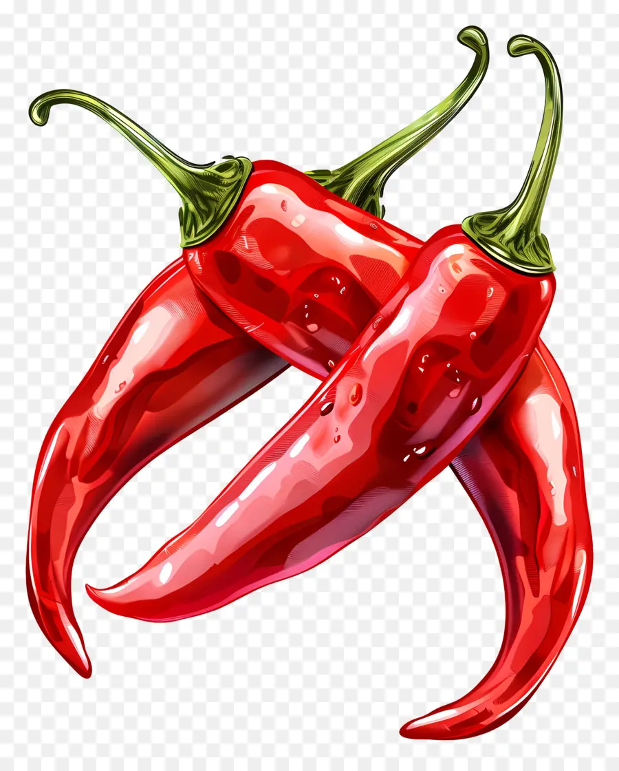 Chilli Pepper，Pimientos De Chile Rojo PNG