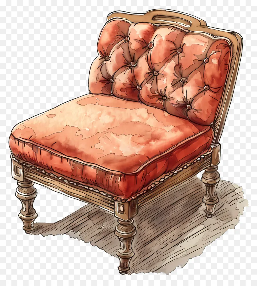 Silla De Banqueta，Silla Vintage PNG