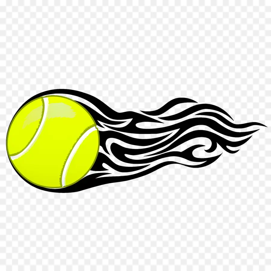 Pelota De Tenis，Amarillo PNG