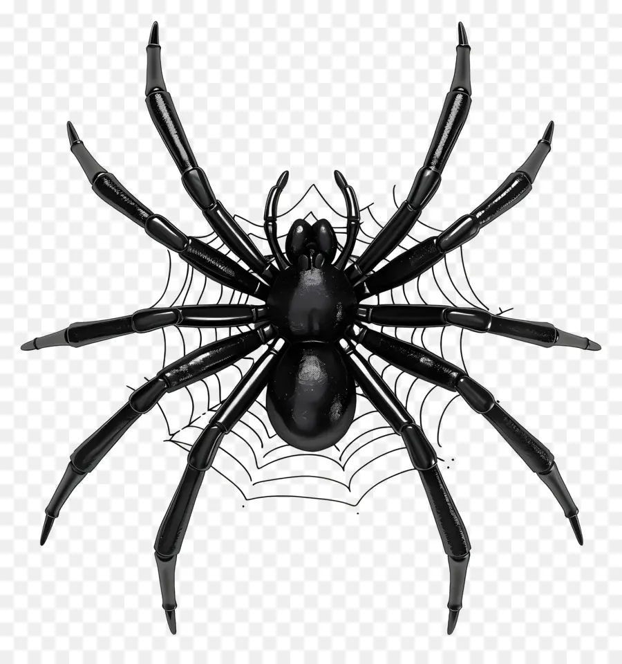 Araña，Araña Negra PNG