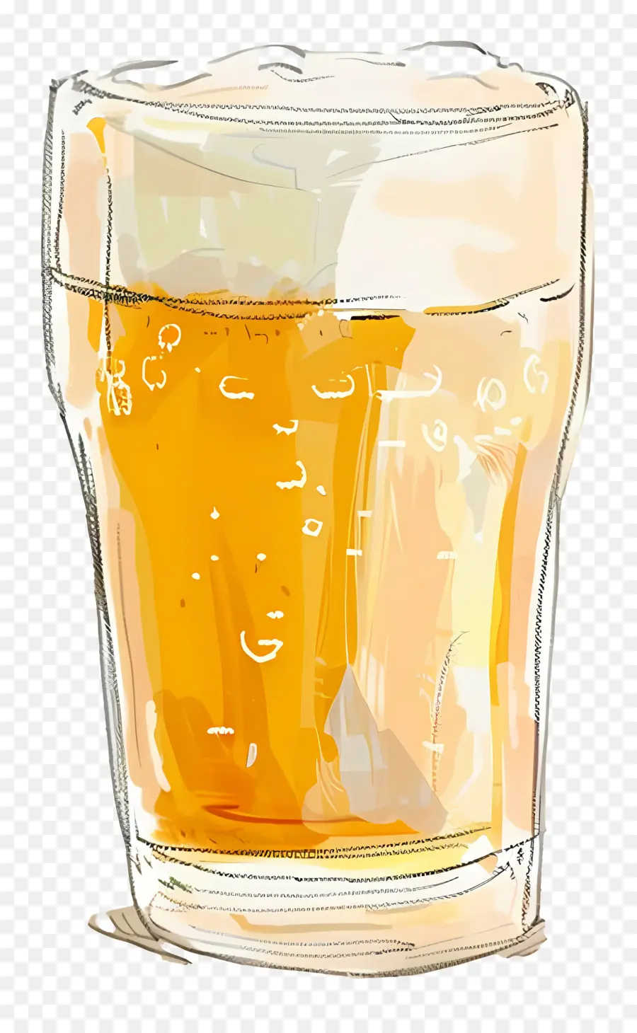 Cerveza De Garabato，Pintura A La Acuarela PNG