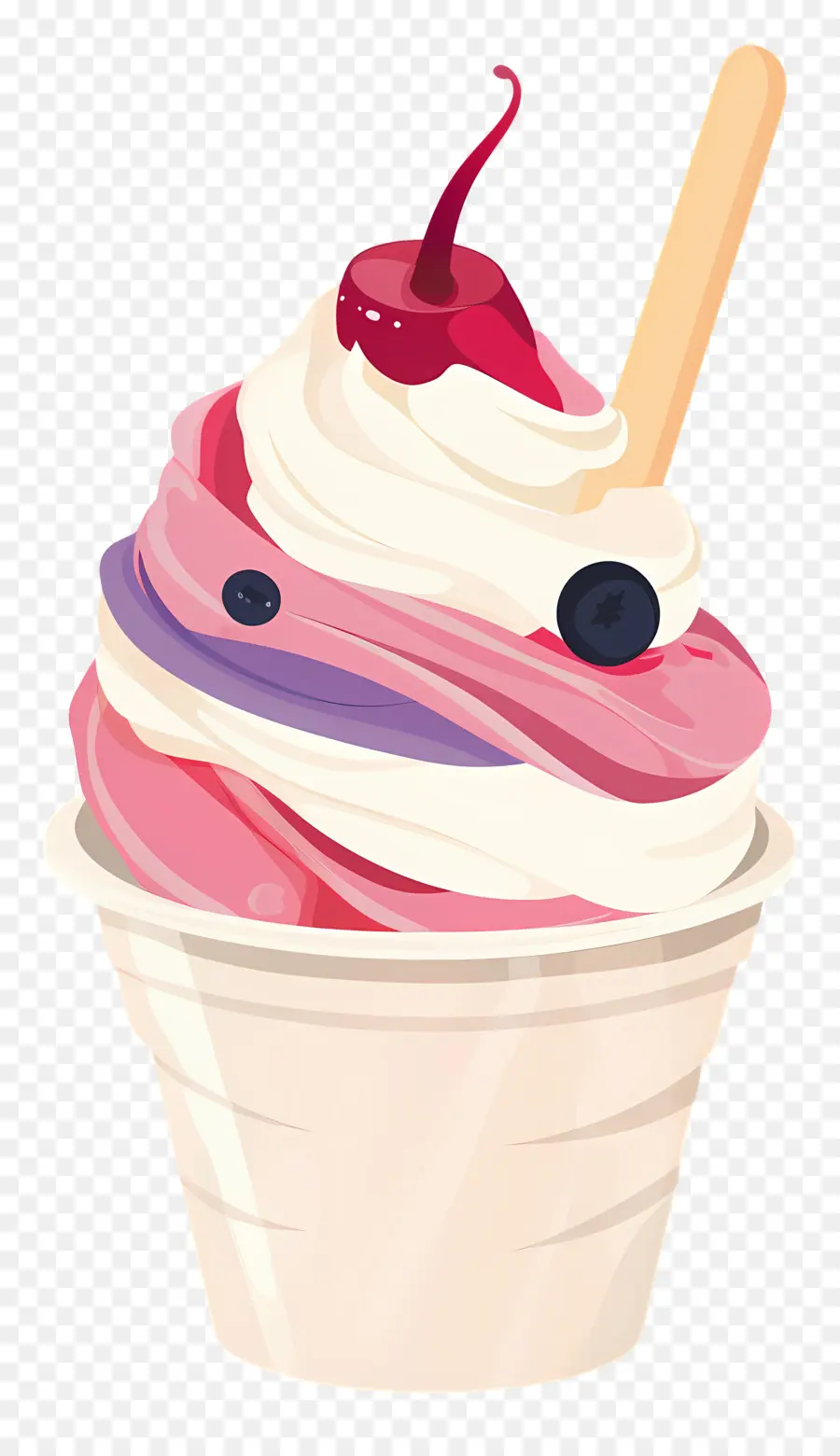 Yogur Helado，Cono De Helado PNG