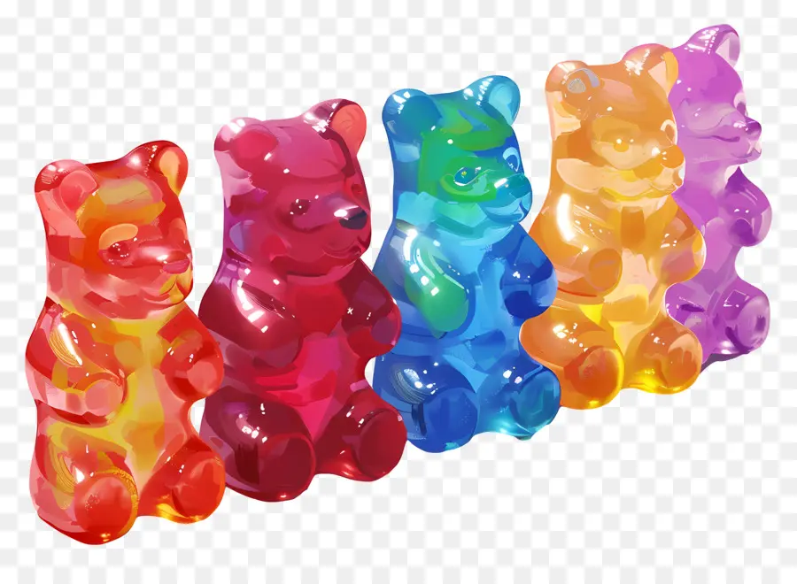 Gummy Bears，Dulces PNG