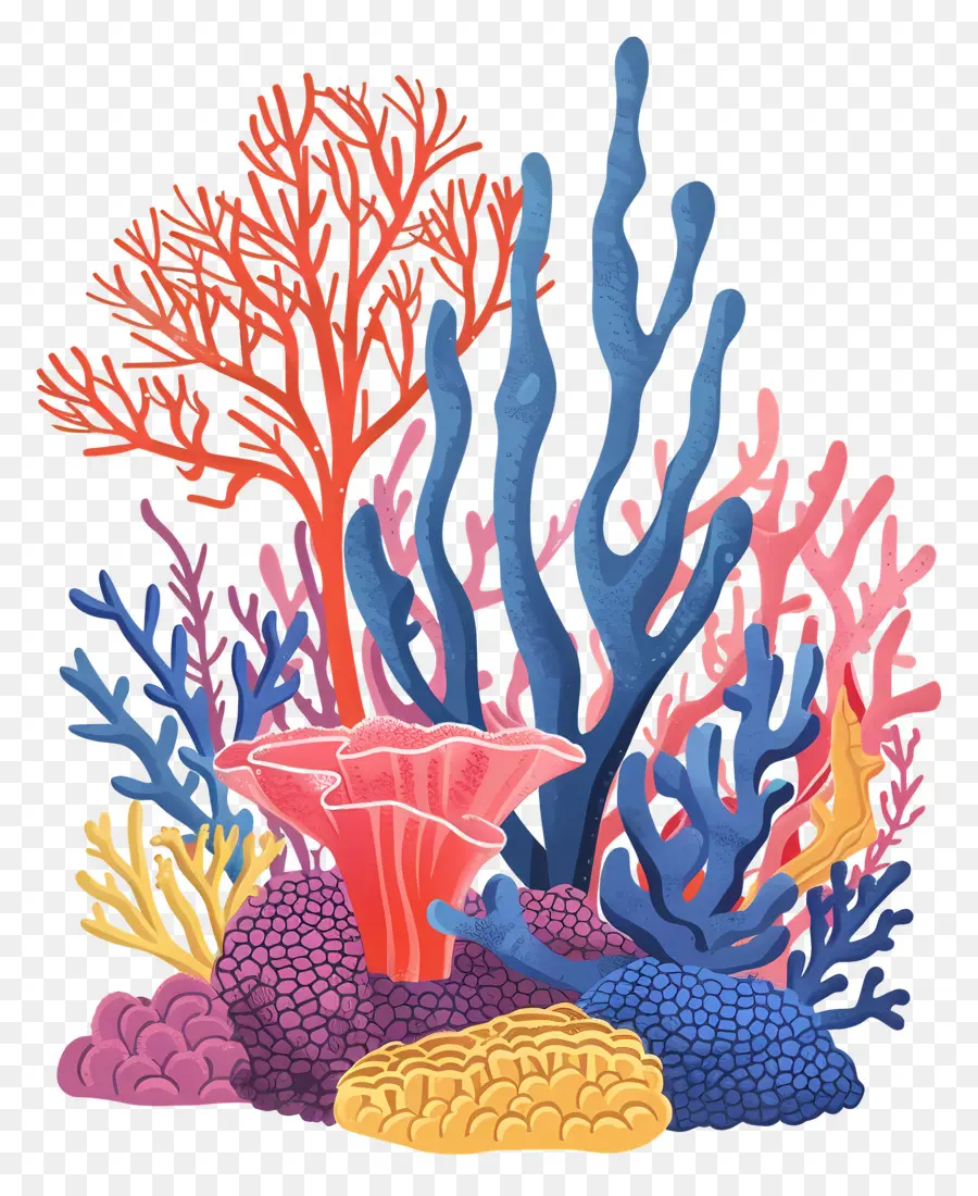 Los Arrecifes De Coral，Escena Submarina PNG