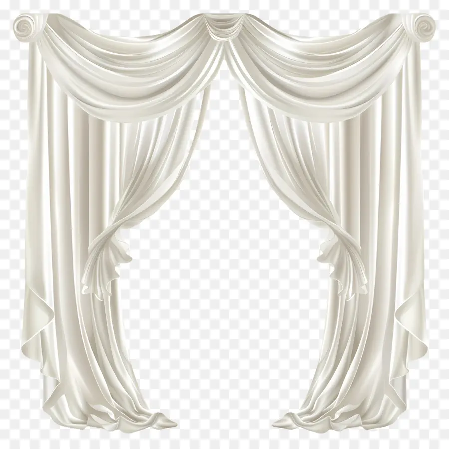 Cortinas Ventosas，Cortina Blanca PNG