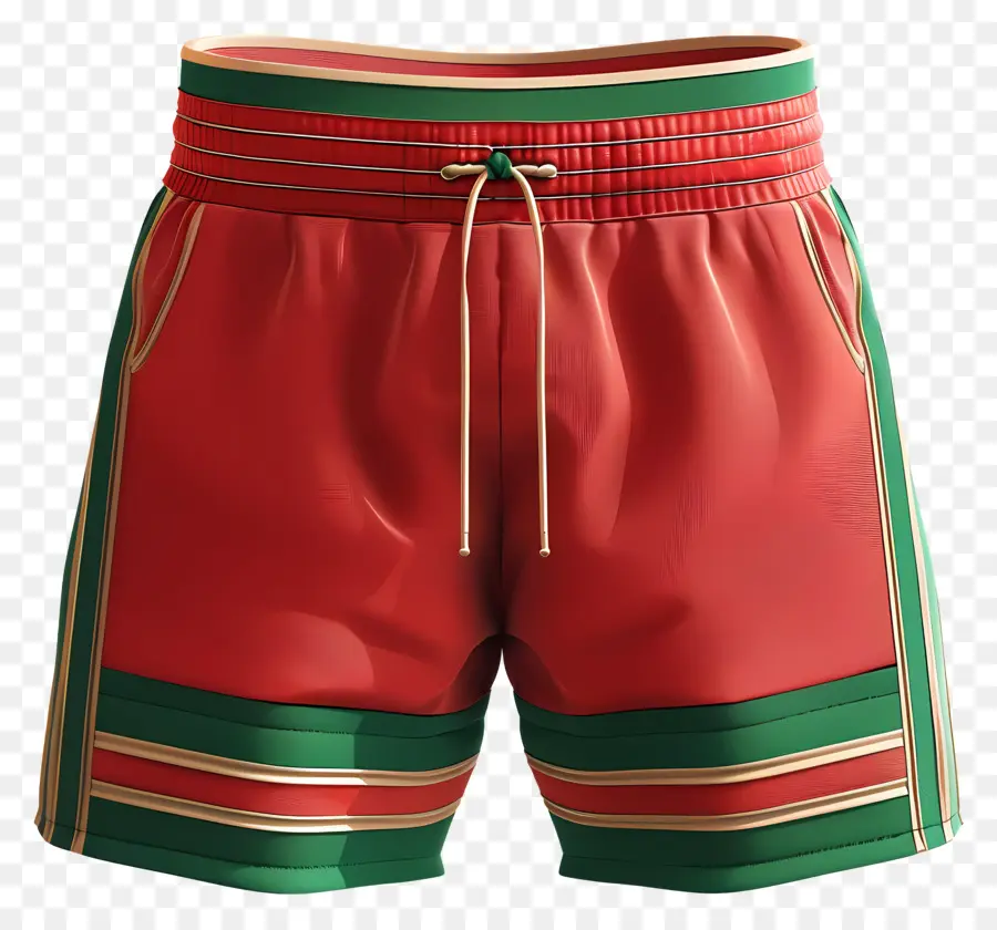 Rojo Cortos，Pantalones Cortos De Baloncesto PNG