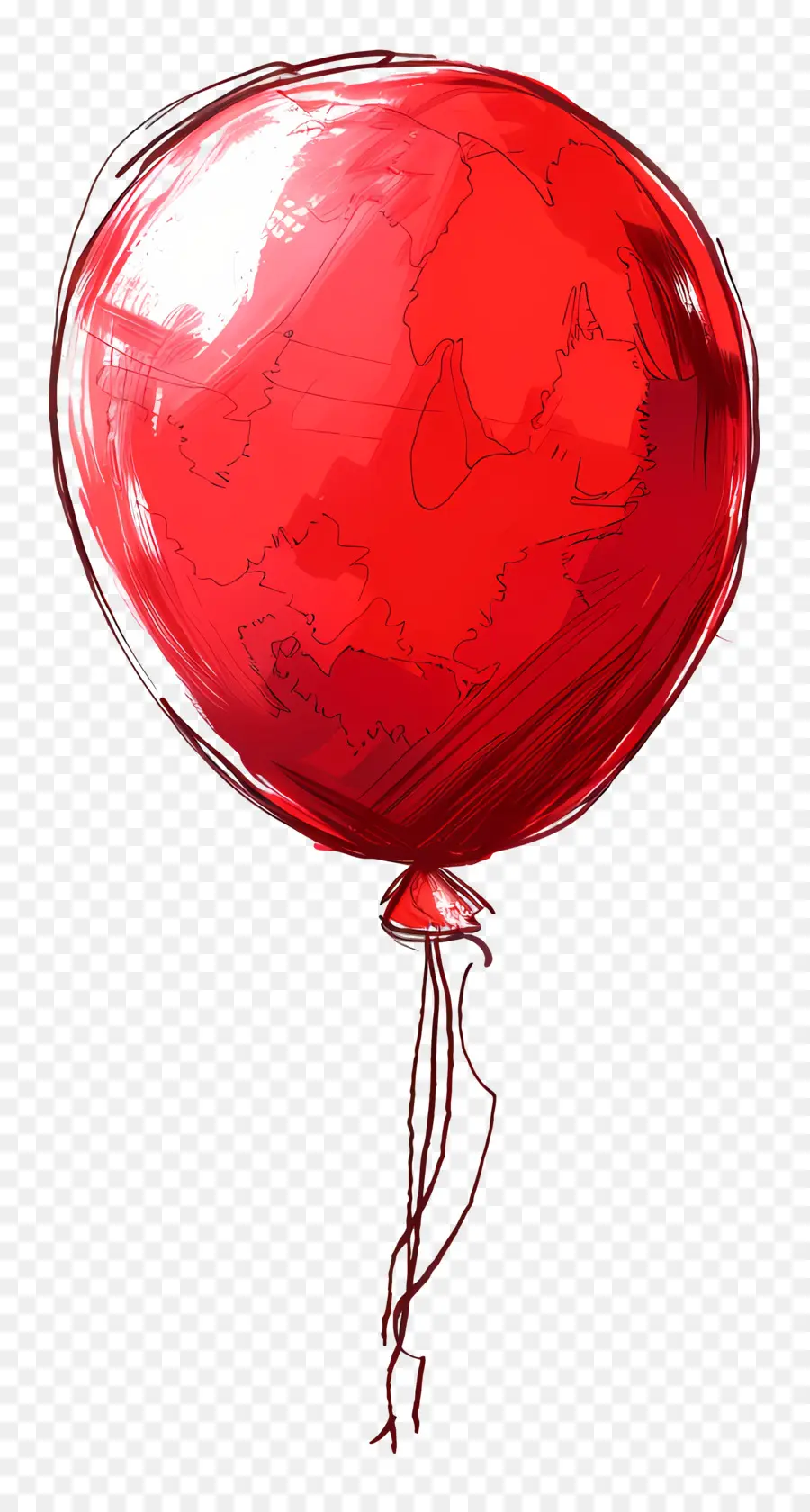 Red Balloon，Cadena PNG